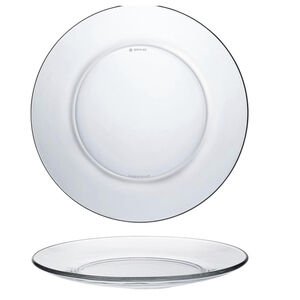 Duralex Lys Clear Dinner Plate 23,5 Cm (9 1-4 In) Set of 6 Made in France
